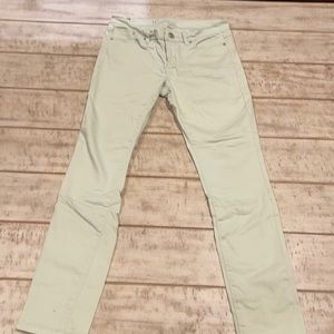 Lauren Conrad mint color skinny jeans